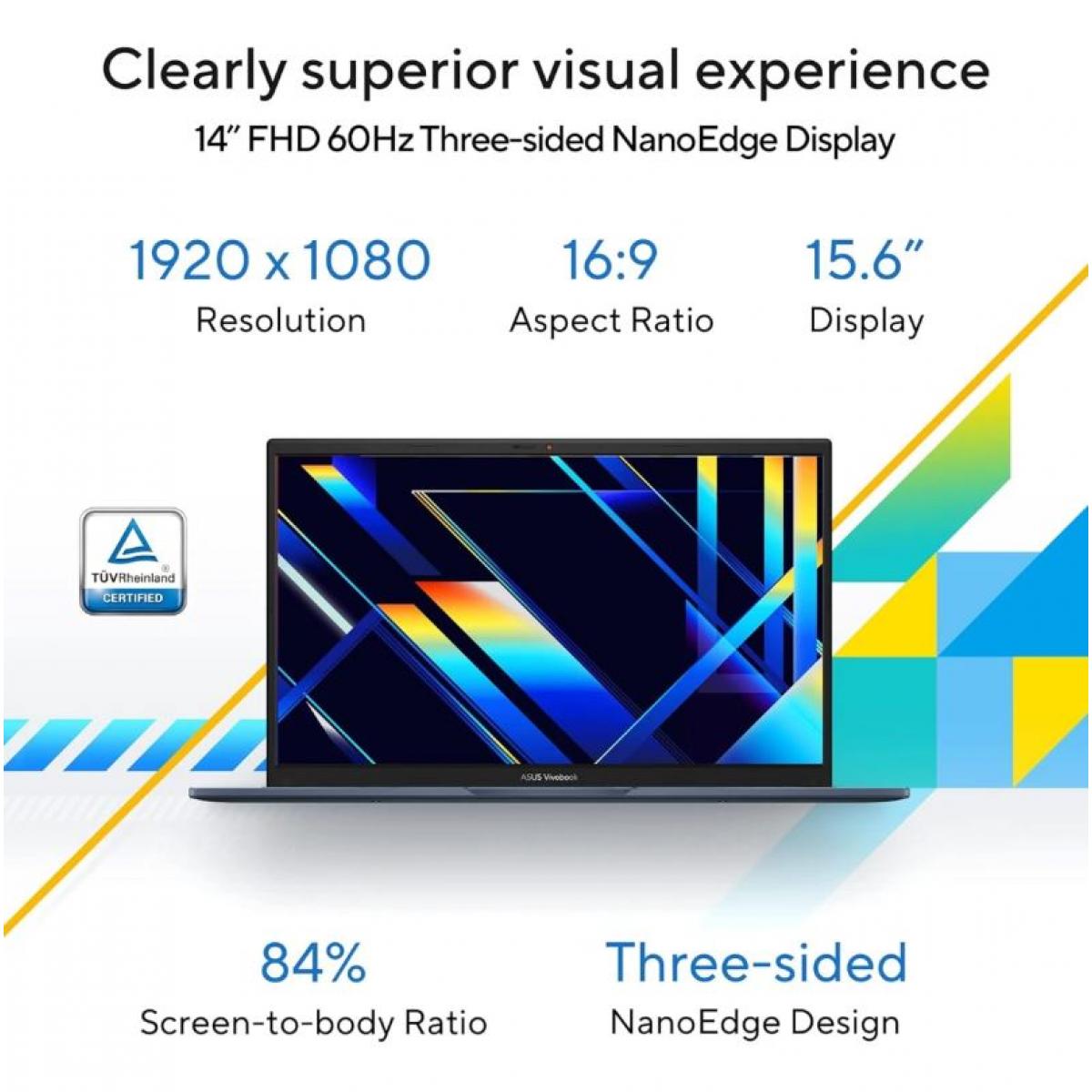 ASUS Vivobook 15 X1504VA-NJ816 15.6 Intel ™ i3-1315U 4GB RAM/ 512GB SSD LAPTOP ASUS Vivobook 15 X1504VA-NJ816 15.6 Intel ™ i3-1315U 4GB RAM/ 512GB SSD LAPTOP